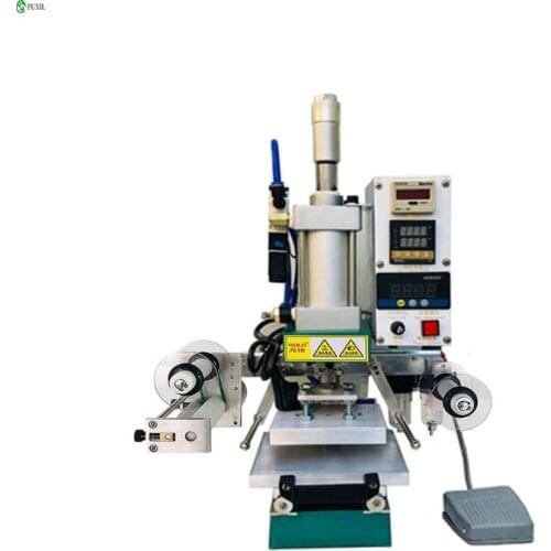 WH-T03 pneumatic hot stamping machine leather wood LOGO brand machine hot stamping tools