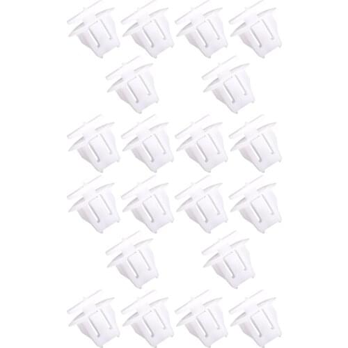 20pcs Exterior Wheel Fender Flare Molding Clip Car White Plastic Fit For Nissan X-Trail Infiniti QX56 76882-JG10A 76882JG10A