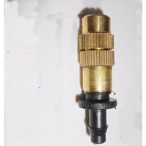1 PCS Copper Atomization Nozzle Adjustable Spray Nozzle Is Suitable For The Copper Material 4/7 Capillary Garden Sprayer