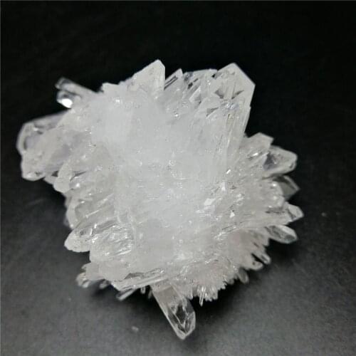 1pcs Natural White quartz cluster Crysta raw stone clear quartz Crystal Cluster Energy ornaments l Mineral Specimen