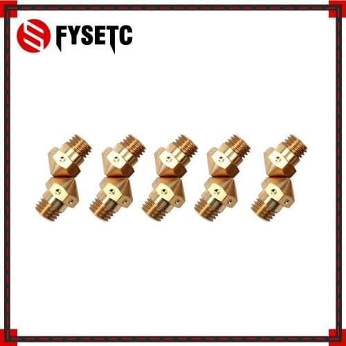 10pcs 3D Printer Parts MK10 Nozzle For Hotend Kit Mk10 Brass Nozzle M7 Brass MK10 Nozzle High Quality