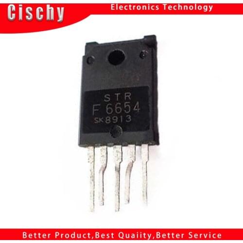 5PCS STRF6654 STR-F6654 In-line TO-3P-5 power module