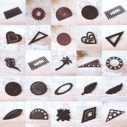 Triangles lemon slice loving heart Non-stick Silicone Chocolate Mold Ice Molds Cake Mould Bakeware Baking Tools