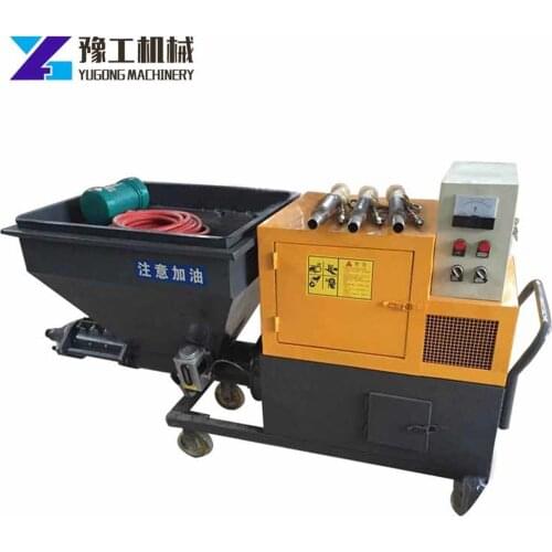 Mortar Spray Plaster Machine Power Spraying Machine Diesel Engine Cement Plaster Pump Mortar Spray Machine Spraying Pump Machine