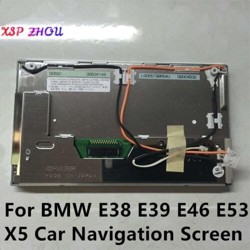 Free shipping new 6.5" LCD monitor LQ065T9BR52U LQ065T9BR54U for BMW E38 E39 E46 E53 X5 car navigation screen car DVD navigation