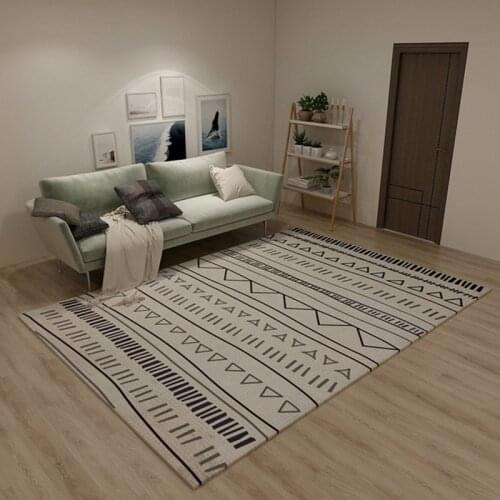Large Nordic Plaid Carpets for Living Room Moroccon Geometric Rugs Home Decoration Modern Alfombra Washable Tapetes Bedroom Mat