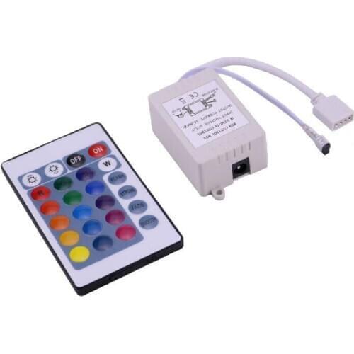 DC 12V RGB Controller 24 Keys IR Remote Control 6A for SMD 3528 5050 5630 3014 5730 LED Strip Light Ribbon Tape Dimmer Switch CE