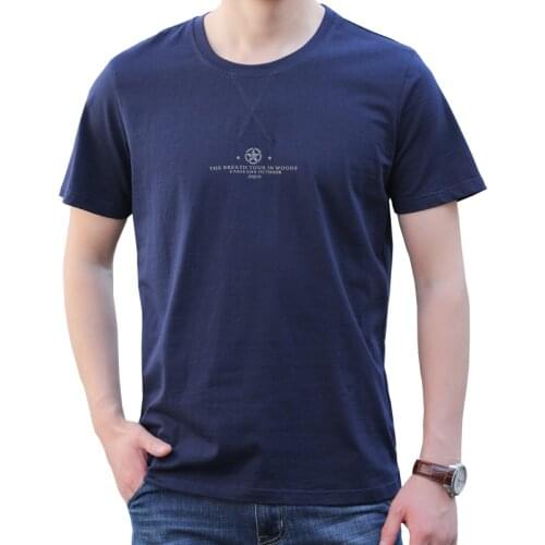 Summer High Quality Brand Men T Shirts Casual Short Sleeve T-shirt Men Solid Casual Cotton Tee Shirt Clothing tshirt