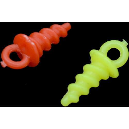 Carp Fishing Boilie Bait Screw Connector 30pcs/lot Plastic Carp Fishing Pop Up Pegs Holder Carp Fishing Accessories Dropshipping
