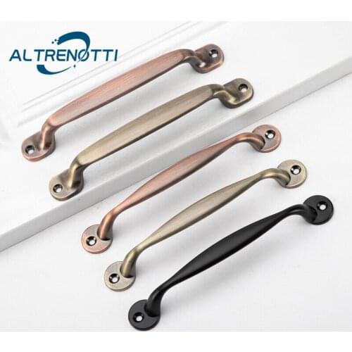 Cabinet Furniture Handle Zinc Alloy Simple Modern Door Pull For Drawer Kitchen Cupboard Wardrobe Dresser Metal Knob Hardware