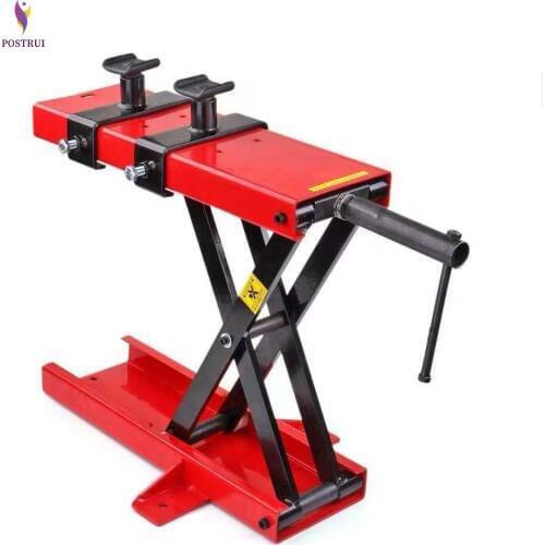 500KG Scissor Hoist Jack Lifting Cranes Motorcycle Repair Stand Center Scissor Lift Hoist Workshop Bench Lifting Tool(450*150mm)