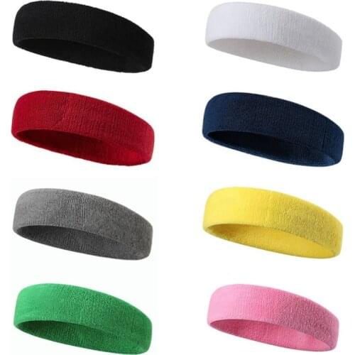 Outdoor Sports Sweat-absorbent Towel Headband Belt Men And Women Fashion Fitness Yoga Head Towel Headband