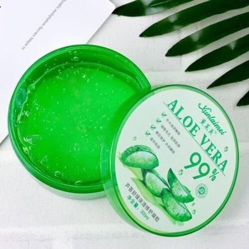 300g 99% Aloe Vera Soothing Repair Gel Moisture Nourishing Remove Lightens Care Skin Cream Acne Red Sunburn Repair Face Sca F5S8