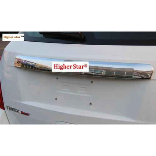 Higher star ABS chrome car rear Trunk bar,decoration trim cover for Chevrolet Trax 2014-2018