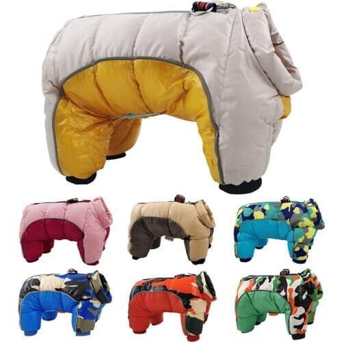 Winter Pet Dog Clothes Super Warm Jacket Thicker Cotton Coat Waterproof Small Dogs Pets Clothing For French Bulldog Puppy