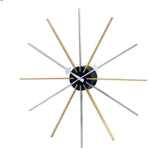 Star Clock for Living Room Decoration Contemporary Wall Clock