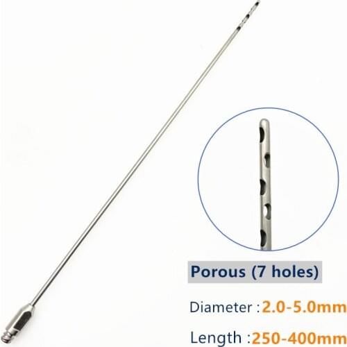 1PCS Stainless Steel Seven hole Surgical Instruments Liposuction Cannulas For Fat Grafting