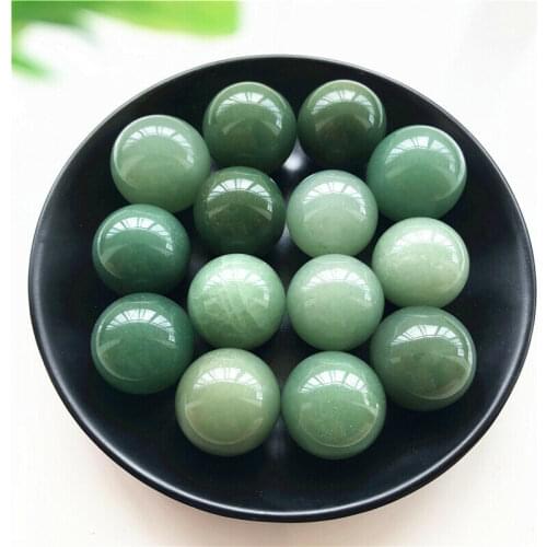1pc Natural Green Aventurine Jade Quartz Crystal Sphere Ball+Stand Healing Decoration Natural Stones and Minerals