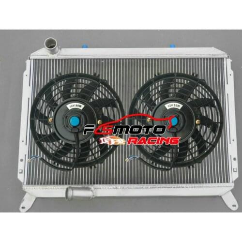 Aluminum Radiator For Nissan 300ZX Fairlady Z Z31 Z-car 2+2 Turbo VG30E/VG30ET 3.0L V6 1984-1989 cu762 & OR With FAN