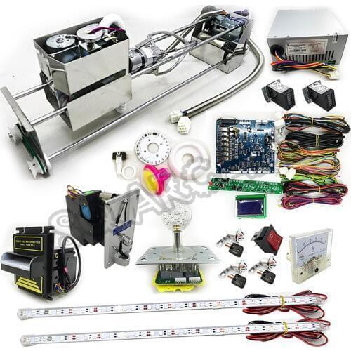 Arcade Toy Crane 530mm/ 710mm gantry DIY kit with Taiwan main board wire harness speaker flashing push button coin acceptor etc