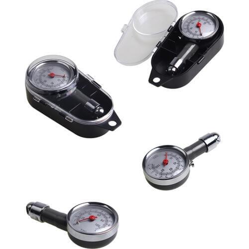 Auto Wheel Tire Air Pressure Gauge Meter Handle Mirror Shaped Vehicle Motorcycle Car Tyre Tester Car Styling