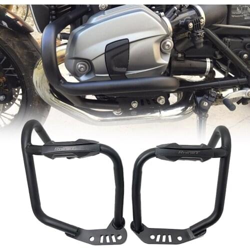 Motorcycle Crash Bars Engine Guard Frame Protector Slider Bumper For BMW R Nine T NineT R9T Racer Scrambler Pure Urban 2014-2021