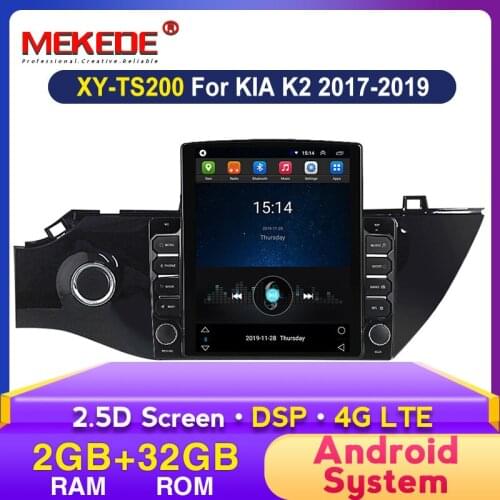 Wireless Carplay For Kia K2 Rio Android10 Car DVD Player GPS Navigation Multimedia Player Head Unit Radio Auto Stereo Radio Tape