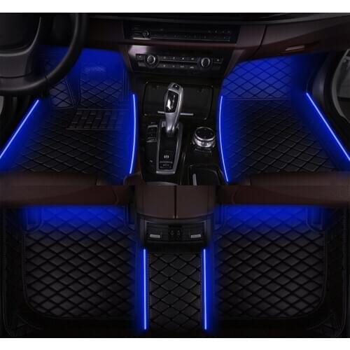 For Benz SLC-Class 2016 2017 2018 Car Floor Mats Carpet Lights Led Decorative Interior Lights Kit Car Accessories