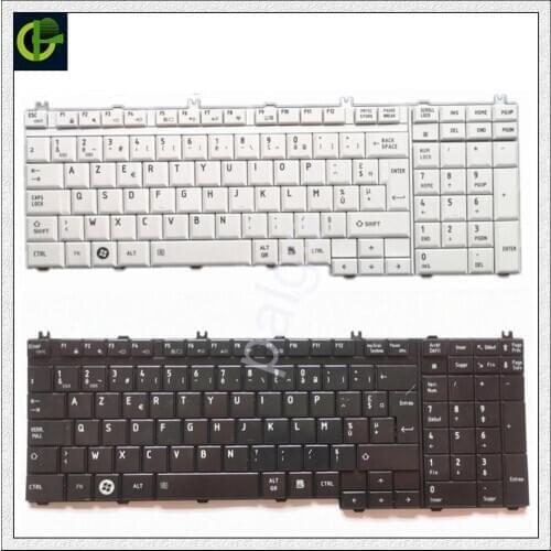 French Azerty Keyboard for Toshiba Satellite A500 X200 X505 P200 S500 P300 L350 L500 X500 X300 A505 A505D F501 L535 P205 P505 FR