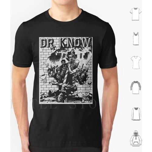 Dr Know-Nardcore T Shirt Cotton Men DIY Print Dr Know Nardcore Punk The Exploited Hardcore Dag Nasty Dead Boys The Damned Cock