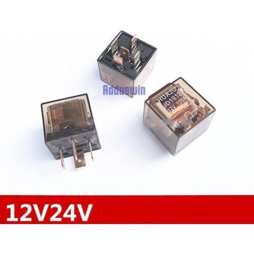 Waterproofing relay high current 12V/24V automobile motorcycle horn headlights refit general 4 feet / 5 feet