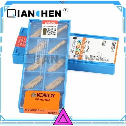 Korloy MGMN300-G NC3020 (10pcs/lot) High Quality Internal Turning Tool Insert Genuine Original Korea Hard Alloy Ashley