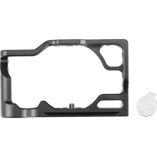 UURig Aluminum Alloy Camera Cage+Cold Shoe Arri Positioning Hole 1/4 Screw for Canon EOS M6 Mark II Mirrorless Digital Camera