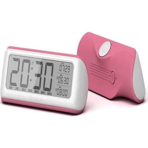 Room Decor Desk Clock, Household Portable Use, Creative Gift for Students Children, Built in Battery, With 12/24 Hour Mode