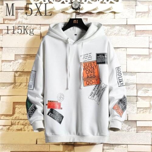 2021 new O-neck mens hoodie casual printing long-sleeved sweatshirt mens hip-hop streetwear fashion pullover Harajuku style