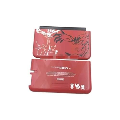 NEW Top and Bottom Case For Nintend 3DS XL For 3DS LL Console Protector Case Red Color