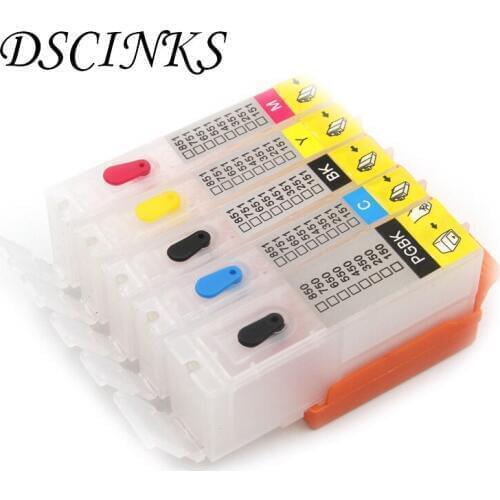 PGI-650 CLI-651 Refillable Ink Cartridge for Canon IP7260 IP8760 MG5460 MG5560 MG6360 MG6460 MG7160 IX6860 MX726 MX926 Printer