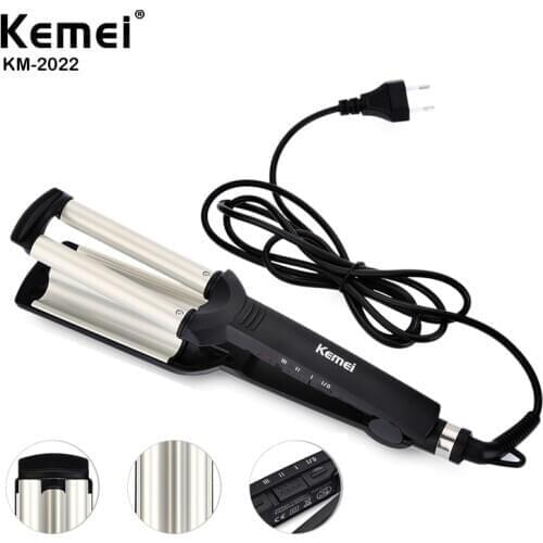 Kemei Professional Hair Curling Irons Style Hair Curler Professional 55 Watt Curling Iron Automatic Styling Tools Hair Volume