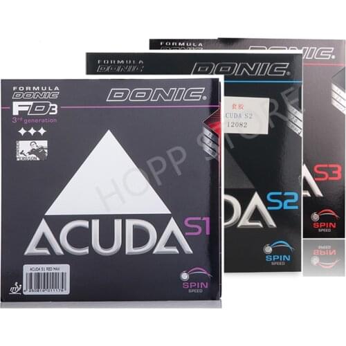 Original Donic ACUDA S1 S2 S3 ACUDA S1 Turbo table tennis rubber table tennis rackets racquet sport