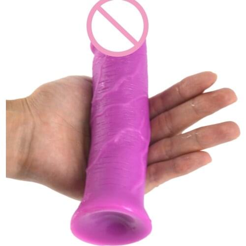 Silicone Realistic Soft Jelly Big Dildo G Spot Clitoris Stimulation Vibrator Sex Toys for Women Sex Product Female Masturbator