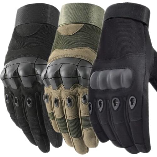 Us Army Mens Tactical Gloves Military Men Women Outdoor Sports Full Finger Combat Anti-Slip Carbon Fiber Shell Tactical Gloves