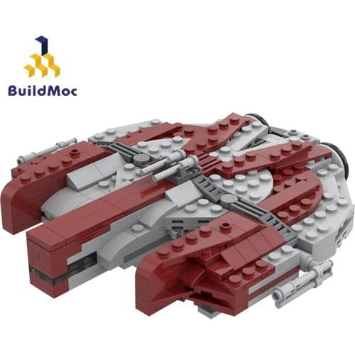 BuildMoc Technical Ebony Eagle Top Turret Building Blocks MOC Technical Entrance Ramp Model Bricks Toys For Children