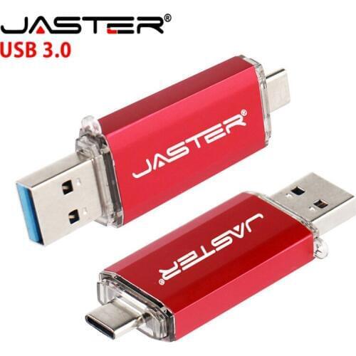 JASTER Type-C 3.1 usb flash drive Pendrive 4GB 16GB 32GB 8GB 64GB memory Stick for Phones smart phone android