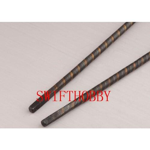 1/4 6.35mm Flex Cable Shaft 365mm W/ Square Ends for RC Boat Gasoline