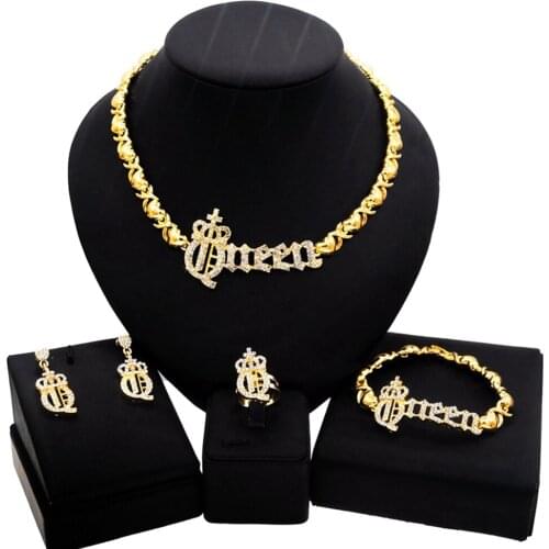 Yulaili A Collection Of Well-Designed High-Quality Queen Crown Shape Jewelry Sets and Fashionable Mothers Day Gift Jewelry Sets
