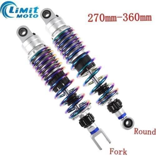 1 PCS Multicolour 270mm-360mm Motorcycle Rear Air Adjustable Shock Absorber For Honda Yamaha Kawasaki Suzuki Rear Suspension
