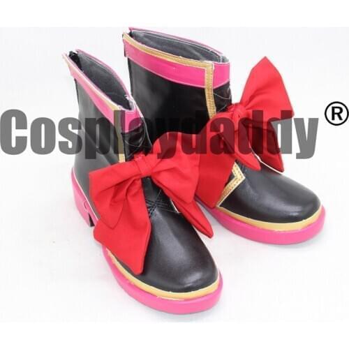 Female Japanese Virtual Character Tanaka Hime Hime-chan Cosplay Shoes Boots X002