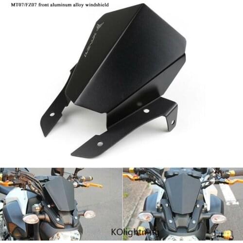 2013 2014 2015 2016 2017 Motorcycle Modified Silp on for yamaha MT-07/FZ07 Front Windshield Aluminum alloy Protection Cover