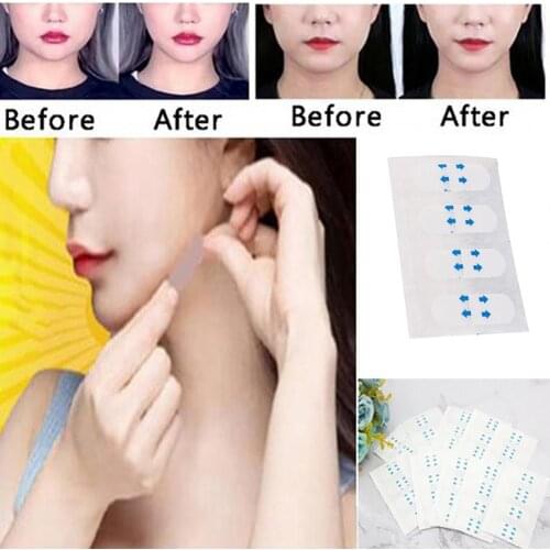 50% Hot Sale 40Pcs V-Shape Face Slim Patches Stickers Lift Up Double Chin Reducing Thin Face Slim Patches