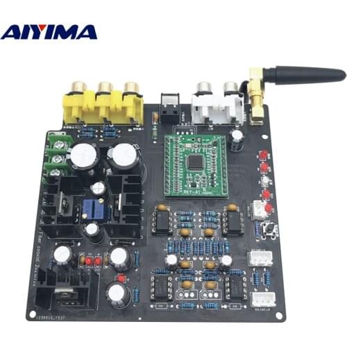 AIYIMA HIFI Bluetooth 5.0 Decoder Board Audio Lossless Player Coaxial Fiber RCA Input DAC DIY Power Amplifiers